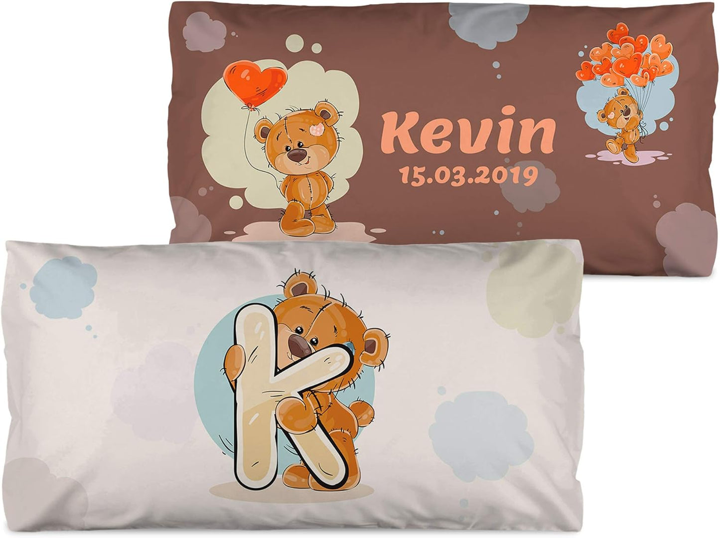 LolaPix - Taie d'Oreiller Personnalisée - Fermeture Éclair - Polyester – €54,99