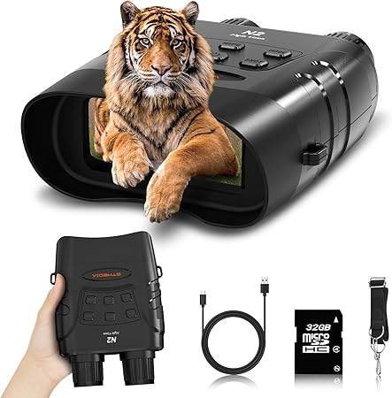 Vision nocturne GTMEDIA 1080P – Zoom 5X, Carte 32GB