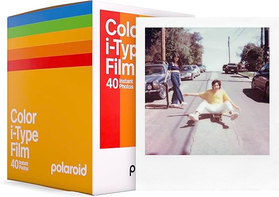 Développement instantané Polaroid i-Type – Pack de 40 Films Couleur