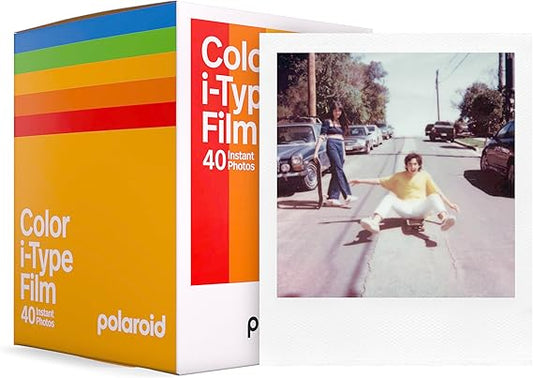Développement instantané Polaroid i-Type – Pack de 40 Films Couleur
