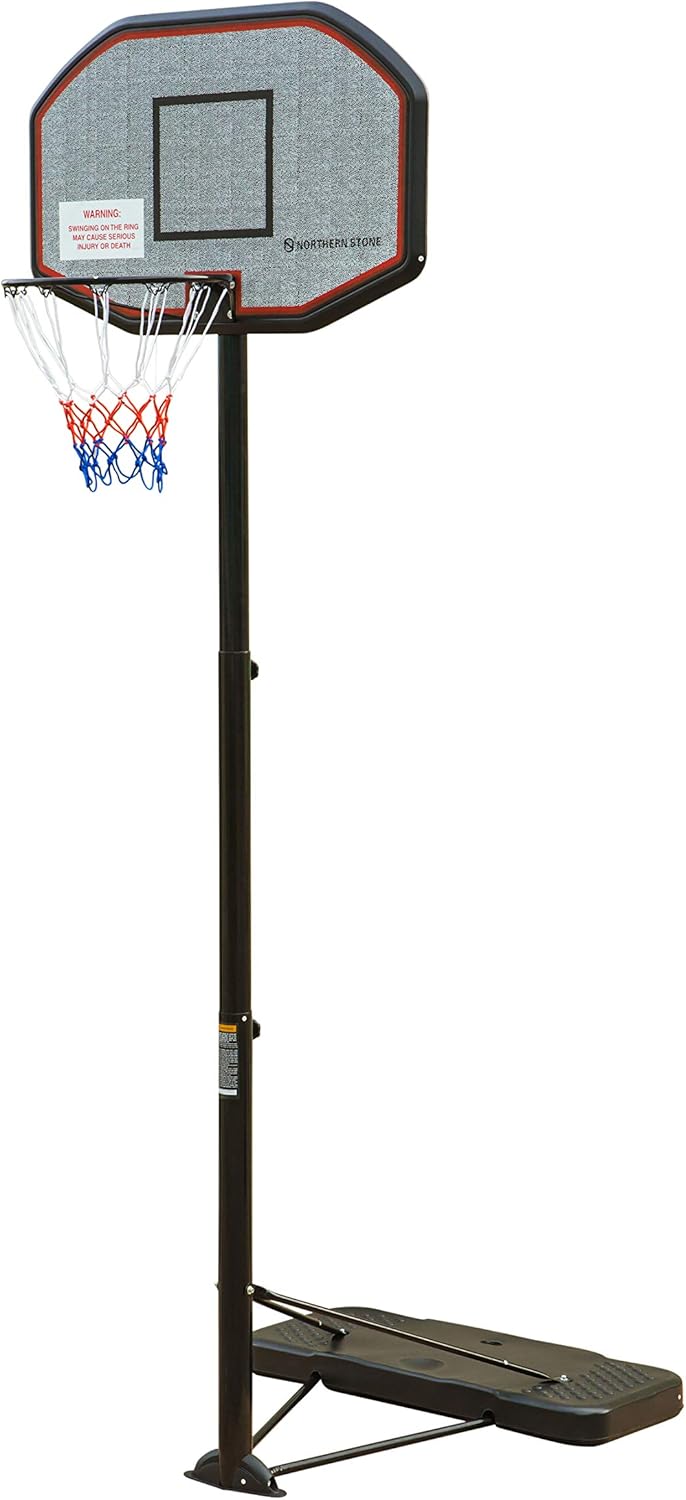 NORTHERN STONE - Panier de Basket Portable - Hauteur Ajustable - Base Lestée – €76,99