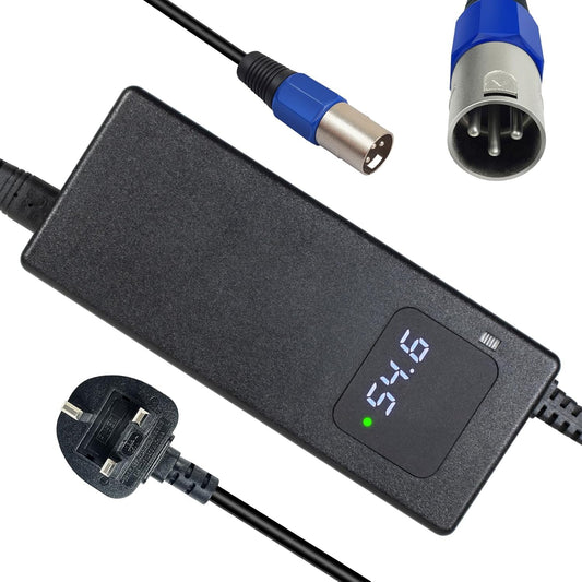 YANGZIDIANYUAN - Chargeur Rapide 54.6V 2A - Affichage LED - Multi-Protection – €28,99