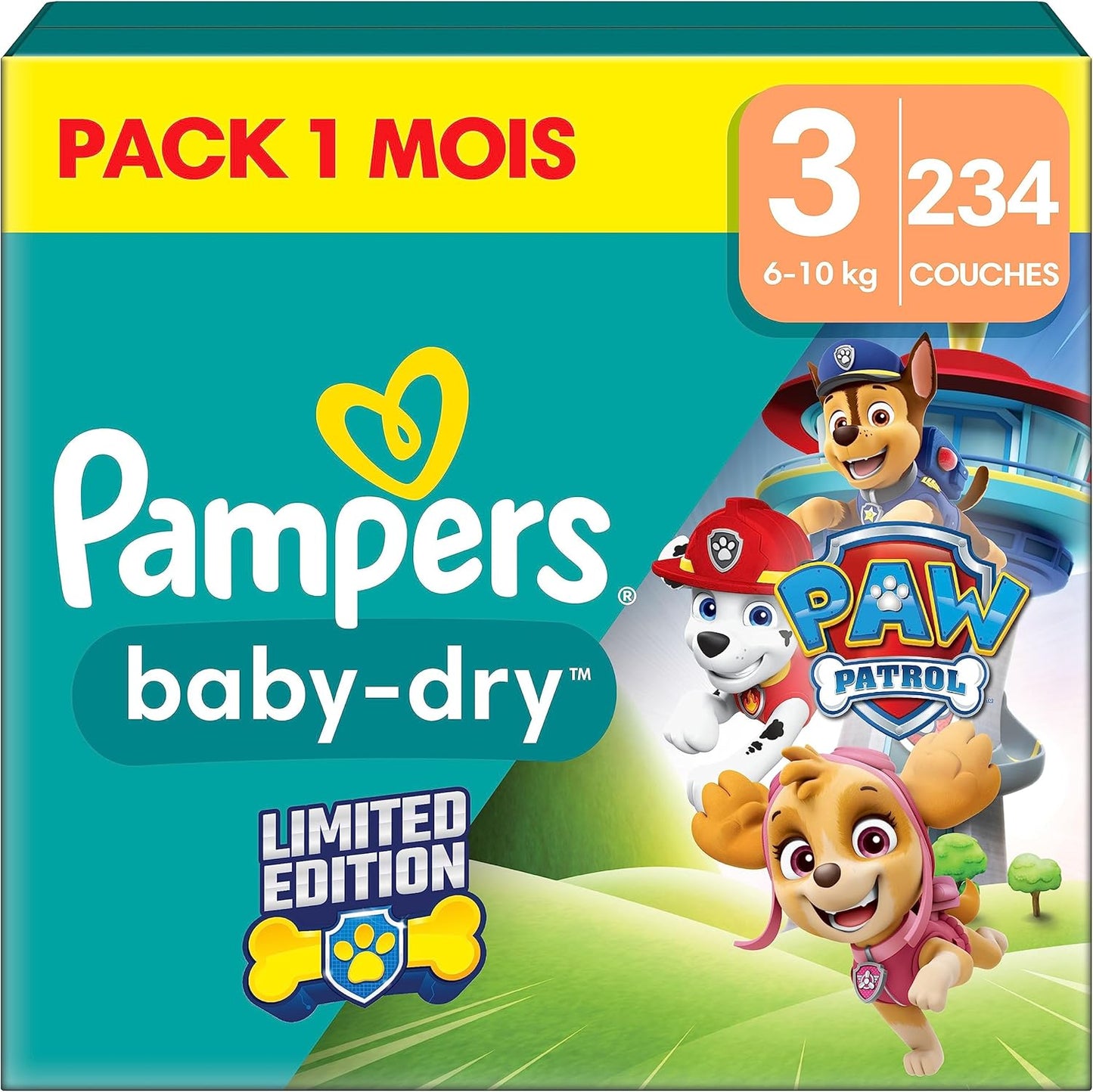 Pampers - Couches Baby-Dry - Édition Limitée - Protection Fuites – €51,99