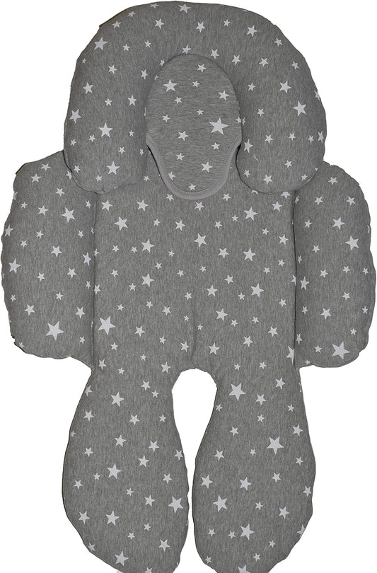 beybi - Réducteur Universel Bébé - Coton Bio - Blanc Étoile Grise – €45,99