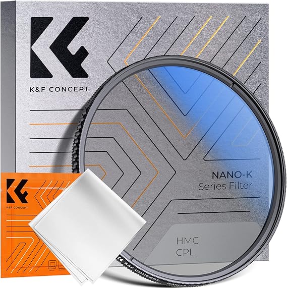 Filtres polarisants K&F Concept 67mm – Slim et Haute Qualité