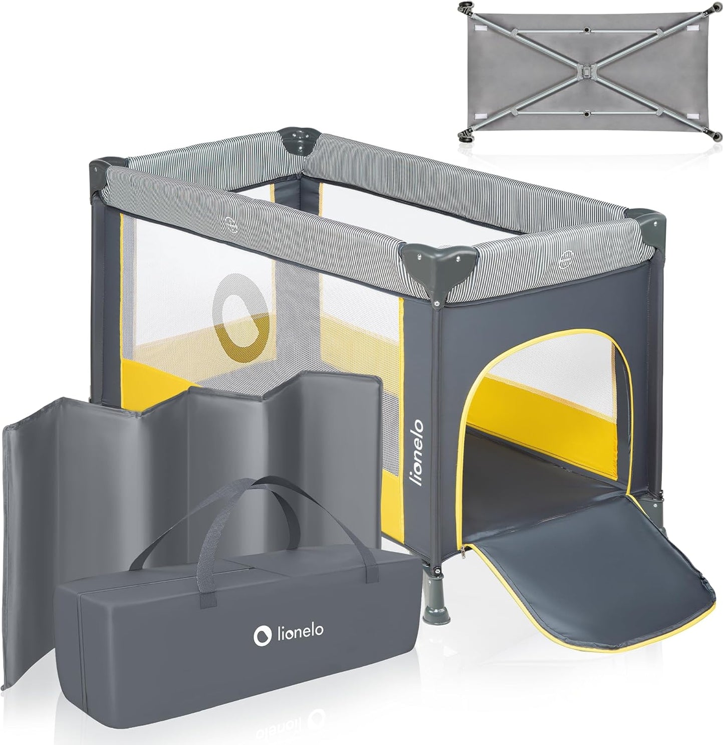 Lionelo - Lit Parapluie Bébé - Protection LockGuard - Entrée Latérale – €38,99