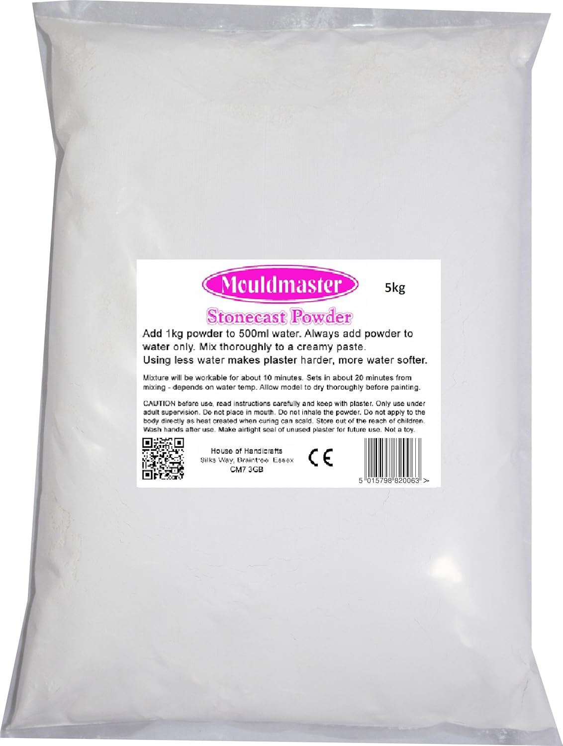 Mouldmaster - Stonecast 5 Kg - Plus solide que le plâtre - Pack en vrac – €10,85
