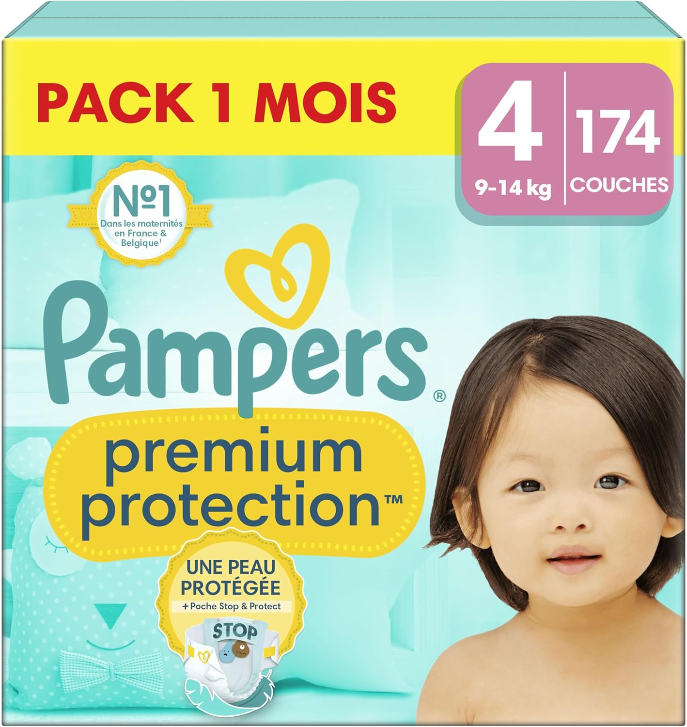 Pampers - Couches Premium Protection - Protection Double - Taille 4 – €53,99