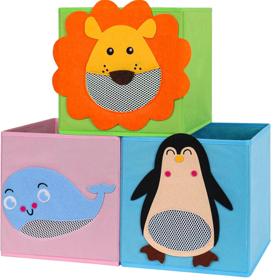 Lifenite - Boîtes de Rangement Pliables - Motifs Animaux - Set de 3 – €26,99