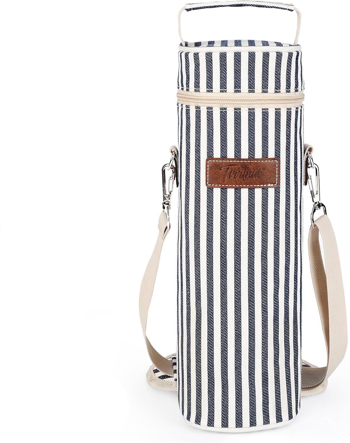 Kato Tirrinia - Sac Isotherme Vin - Design Portable - Rayures Bleues – €10,39