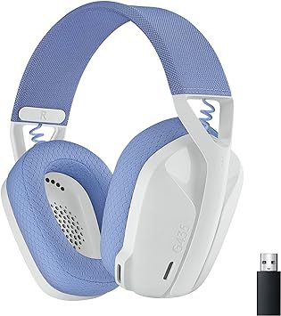 Casque gaming Logitech G435 – Sans Fil – Blanc