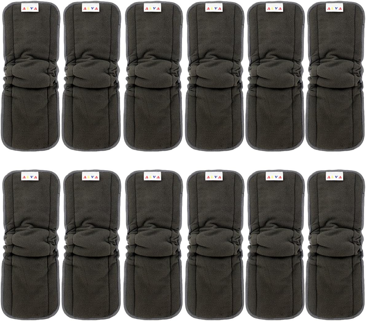 ALVABABY - Inserts Lavables - Fibre de Bambou - Protection Anti-Fuites – €36,99
