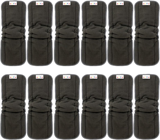 ALVABABY - Inserts Lavables - Fibre de Bambou - Protection Anti-Fuites – €36,99