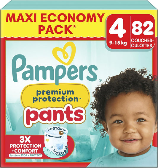 Pampers - Couches-culottes - Protection Premium - Barrières Douces – €24,99