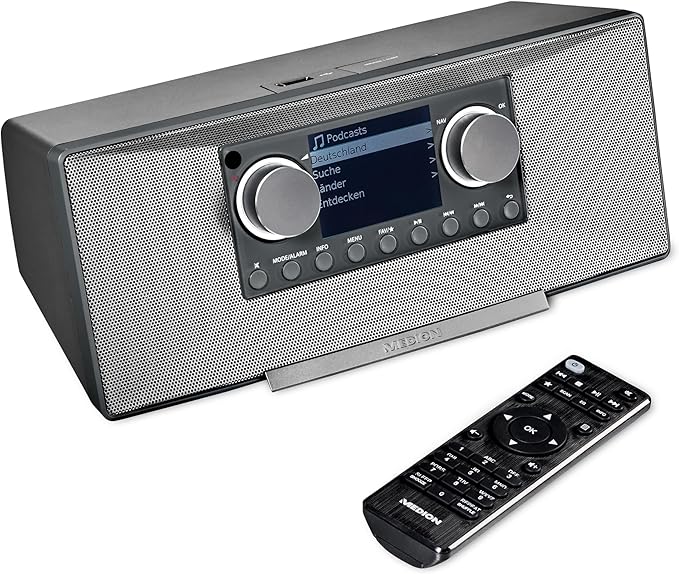 Radio Internet MEDION P85333 – WLAN et Dab+ – Gris