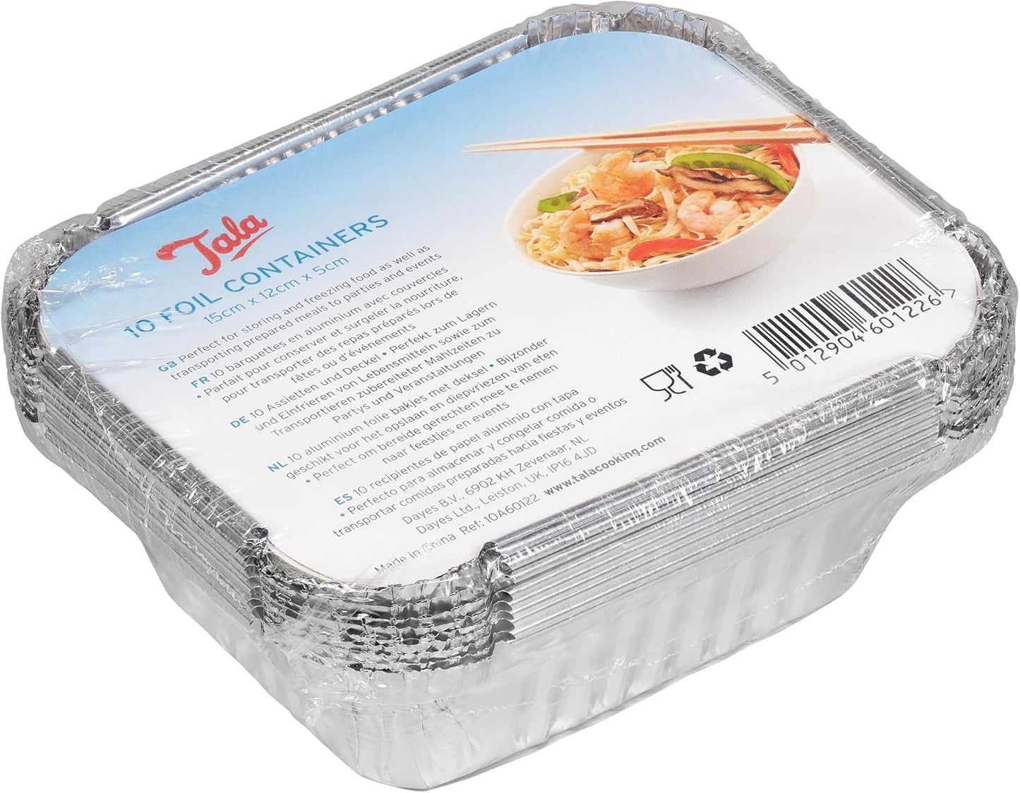 Tala - Conteneur en Aluminium - Avec Couvercle - Pour Aliments Chauds ou Froids – €1,63