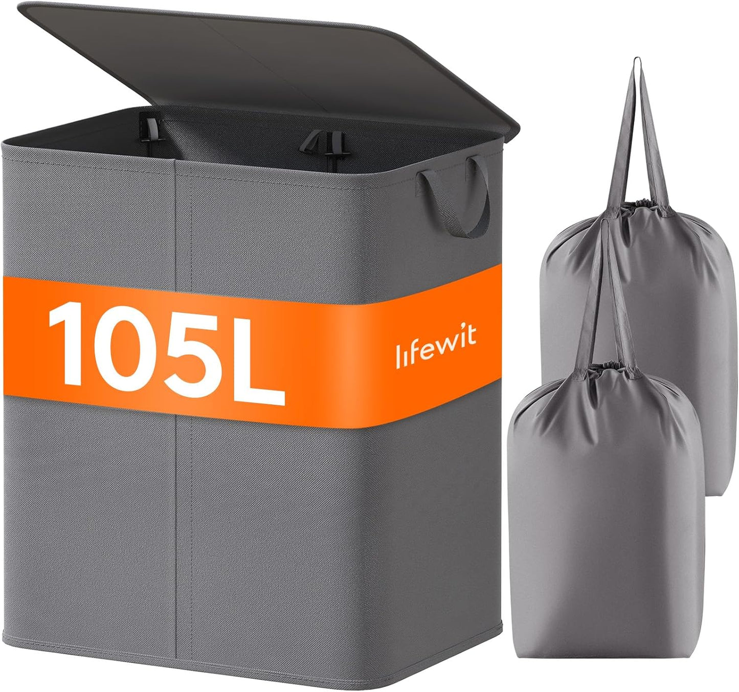 Lifewit - Panier à Linge - Double Compartiment - Grande Capacité – €12,99