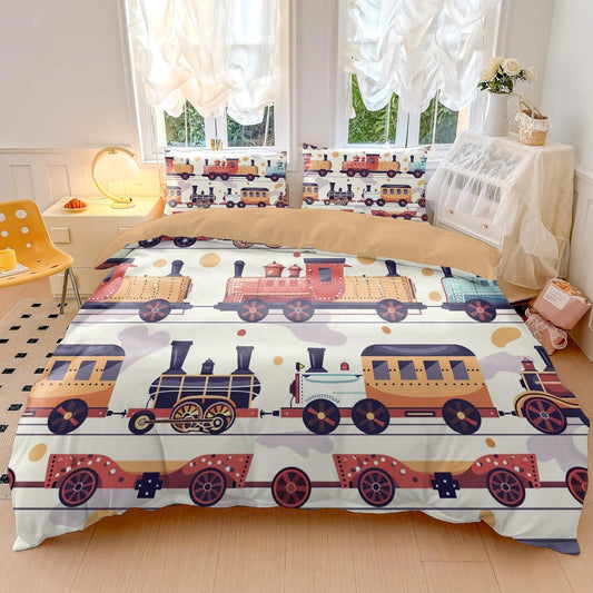 WYCRTD - Housse de Couette - Design Cartoon Vintage - Microfibre Douce – €26,99