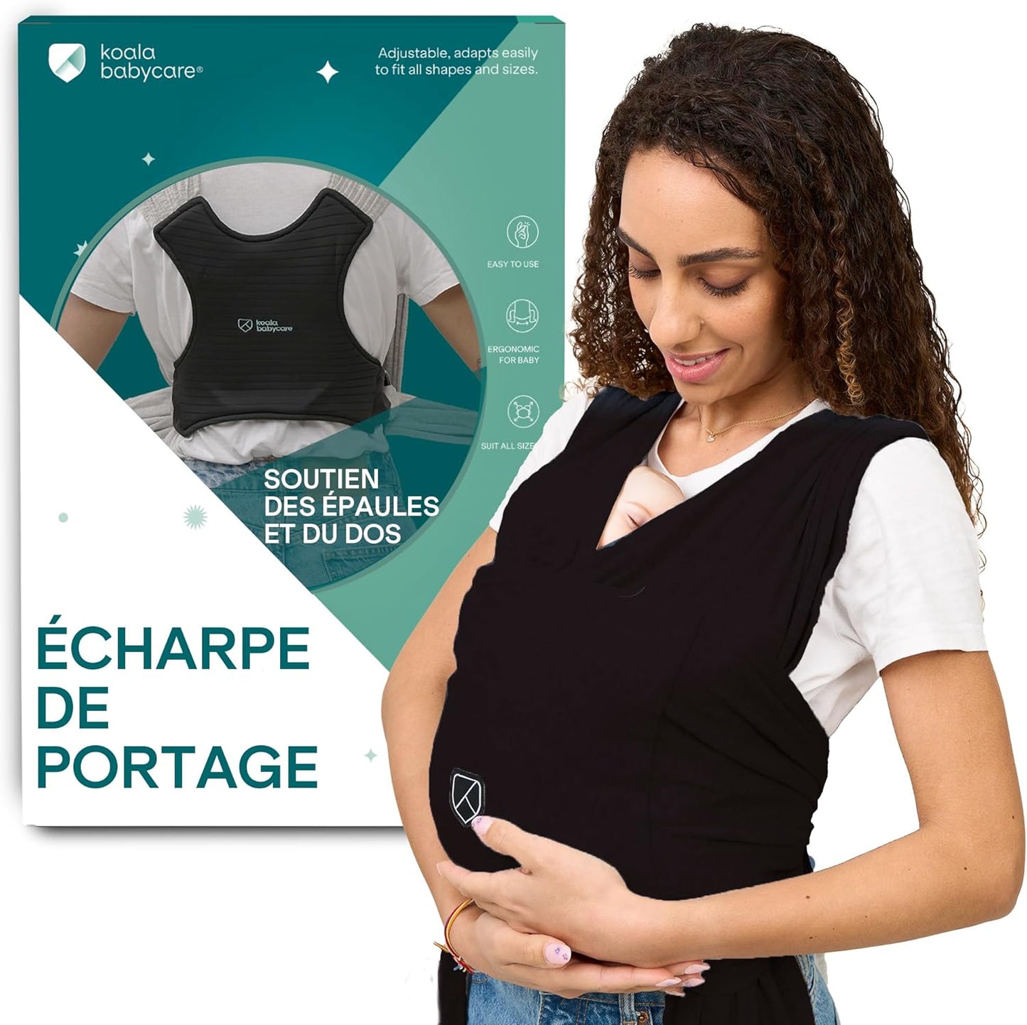 KOALA BABYCARE - Porte-bébé - Ergonomique - Ajustable – €38,99