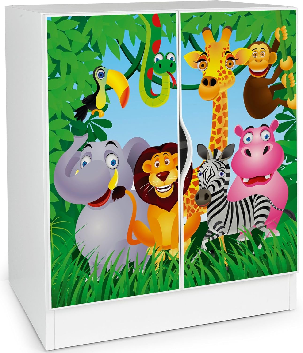 Leomark - Armoire Enfant - Étagère Ajustable - Sécurité Enfant – €38,99