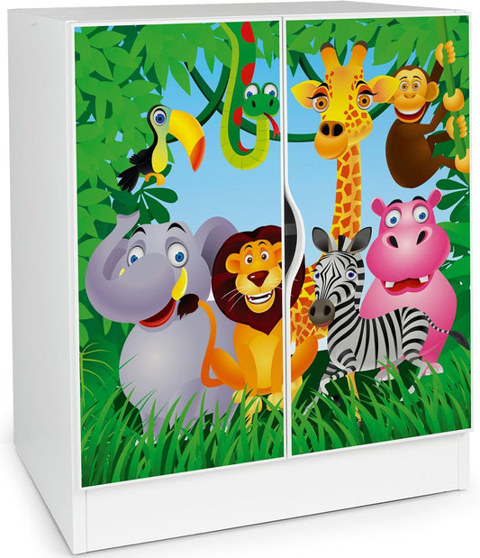 Leomark - Armoire Enfant - Étagère Ajustable - Sécurité Enfant – €38,99