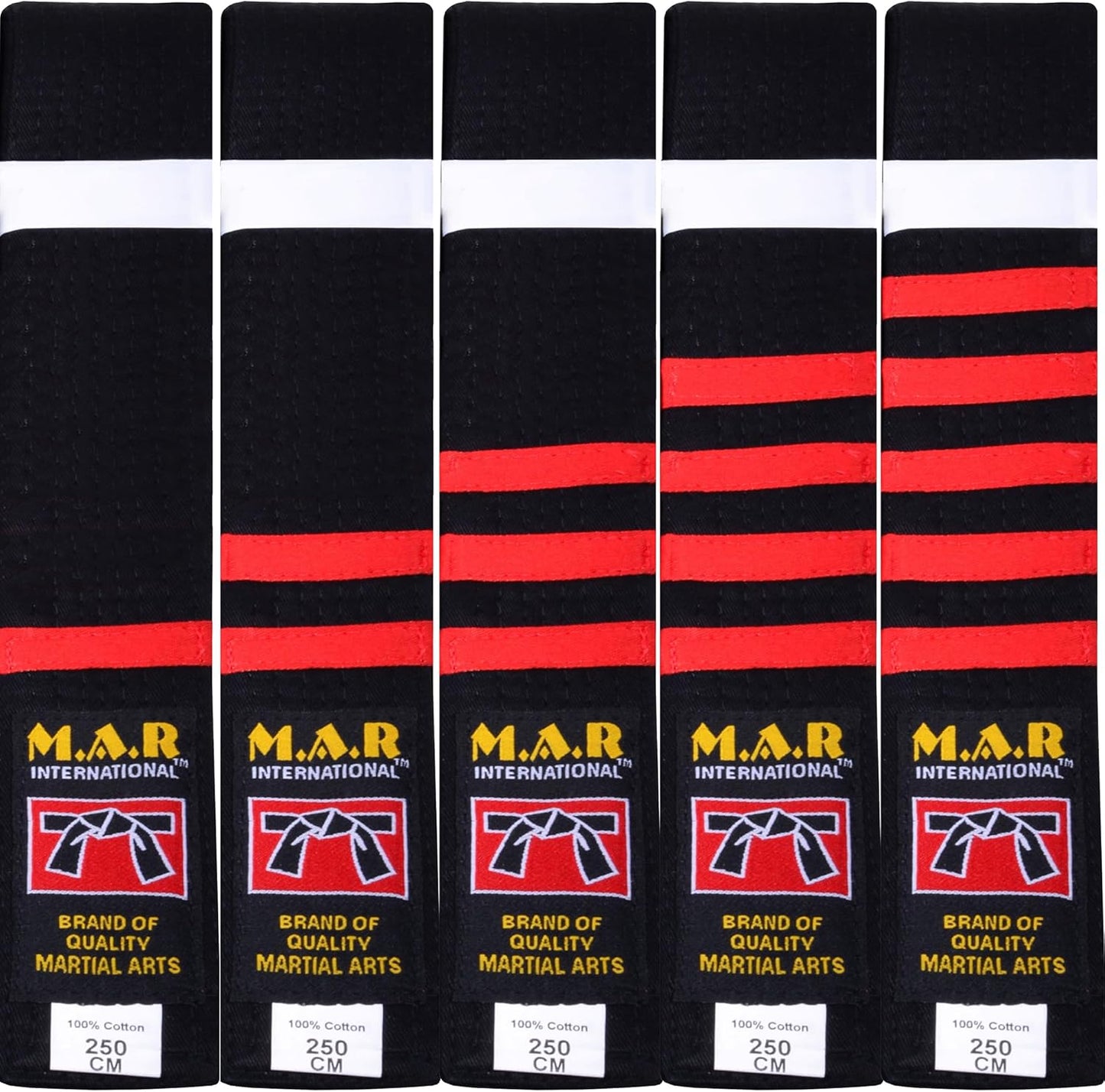 MAR - Ceinture Arts Martiaux - Multi-Discipline - 220cm à 320cm – €25,99