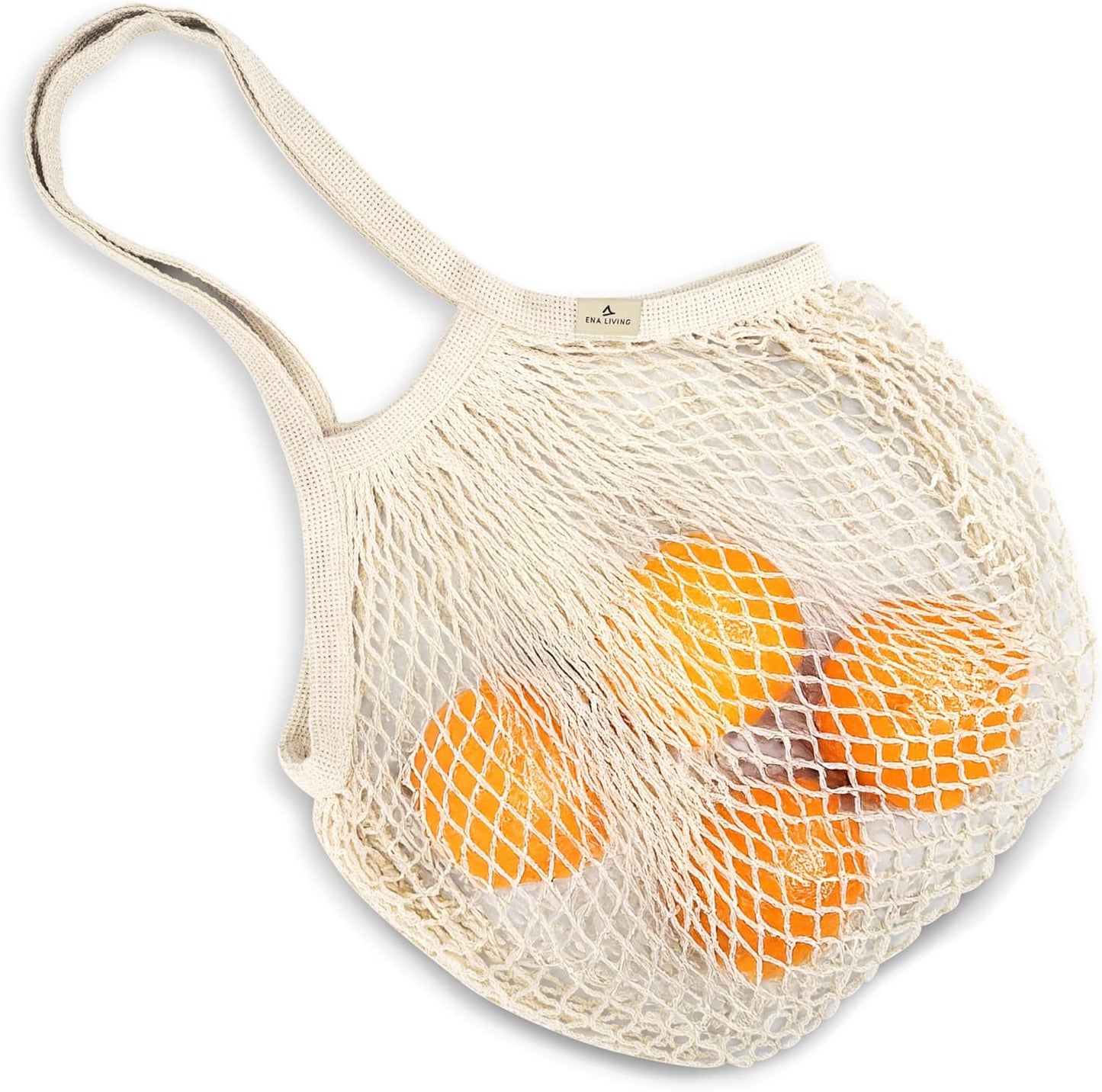 ENA Living - Sac Filet - Coton Réutilisable - Fruits & Légumes