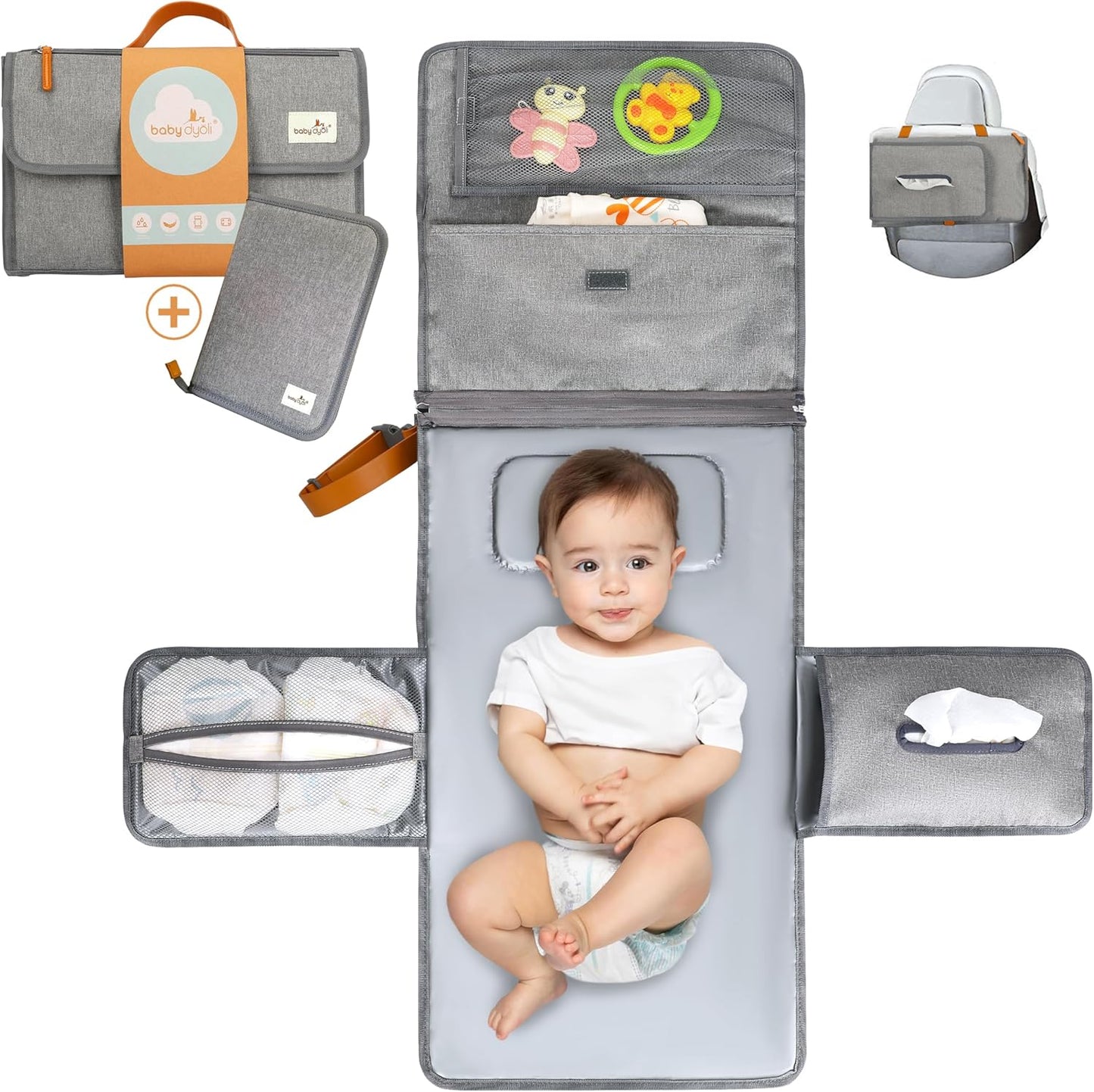 Baby Dyoli - Sac à Langer - Design Pliable - Matériau Imperméable – €34,99