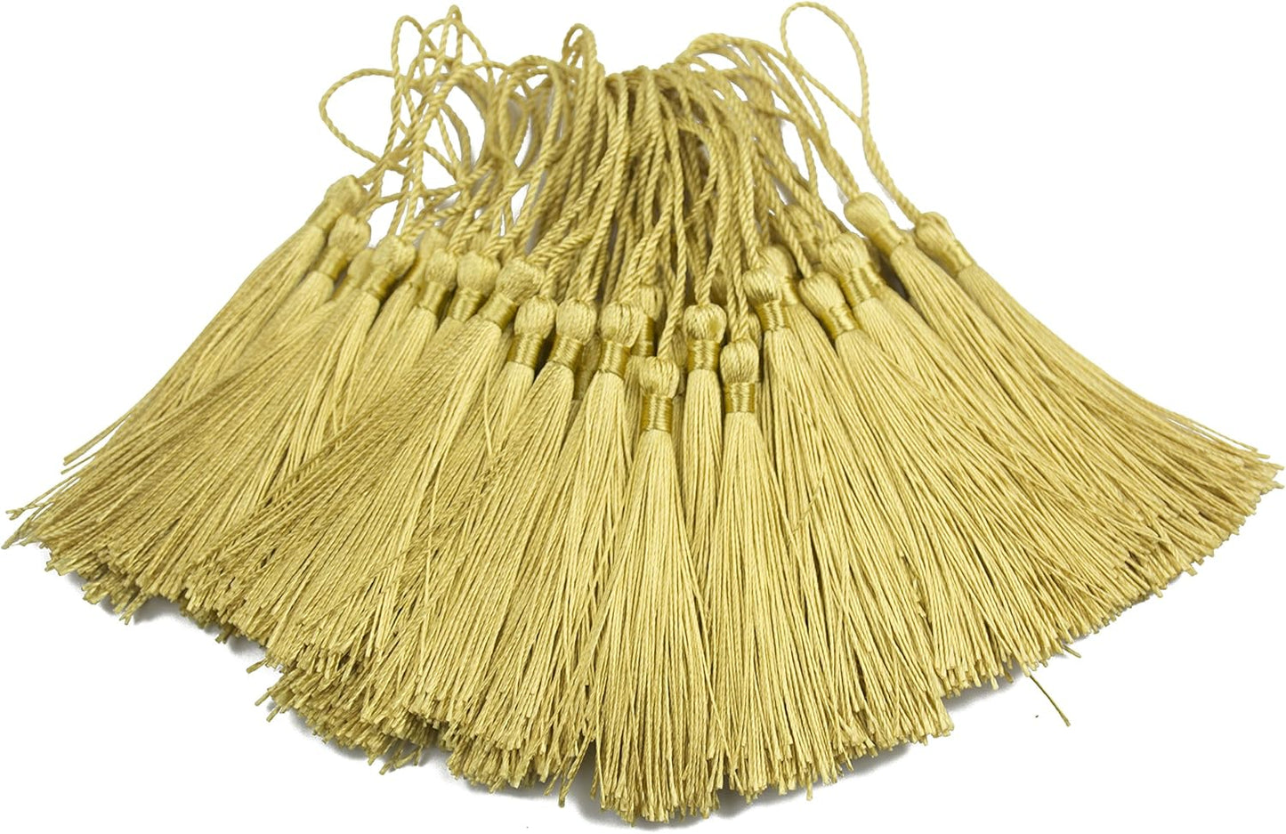 Makhry - Marque-pages Pompons - 100 Pièces - Boucle de Cordon 3 Inch – €2,20