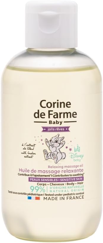 Corine de Farme - Huile de Massage Bébé - Hypoallergénique - Ingrédients Naturels – €39,99