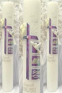 kerzenzauber-lusine - Bougie Baptême - Autocollant - Livraison Rapide – €27,99