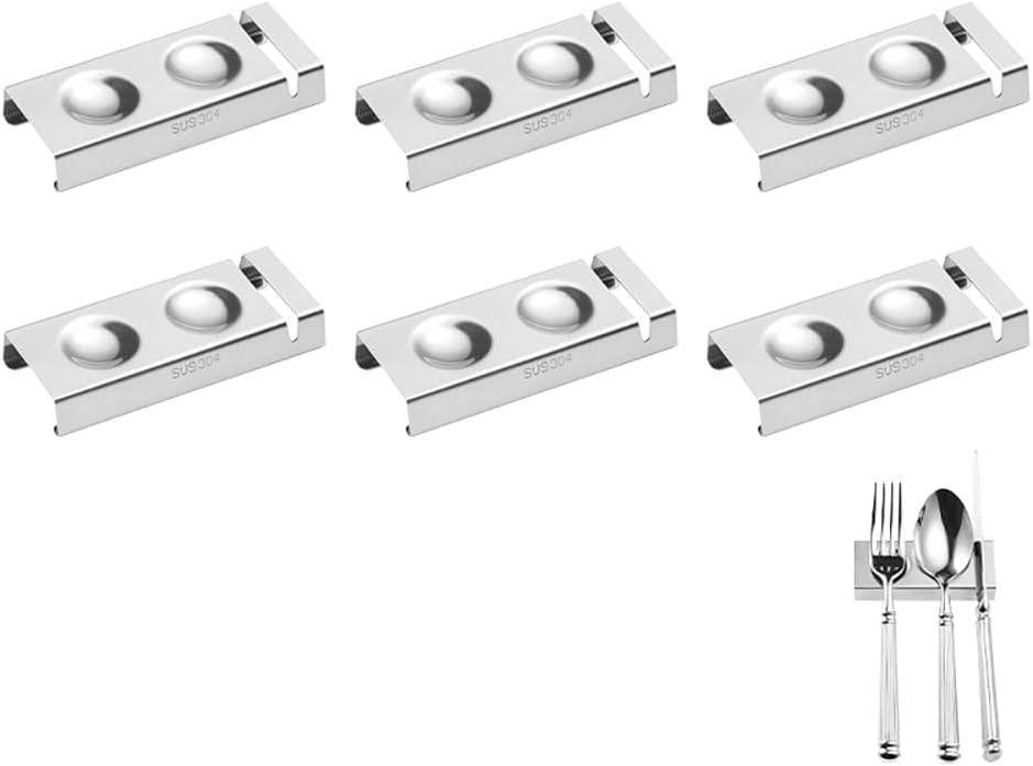 maiwalk - Support de Couverts - Acier Inoxydable - Set de 6 – €9,09