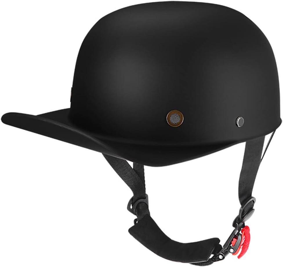 qloijnv - Casque Moto Demi-Jet - Certifié ECE - Design Casquette – €32,99