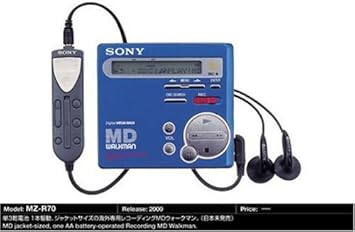 Lecteur MiniDisc Sony MZ-R70/S – Portable Argent