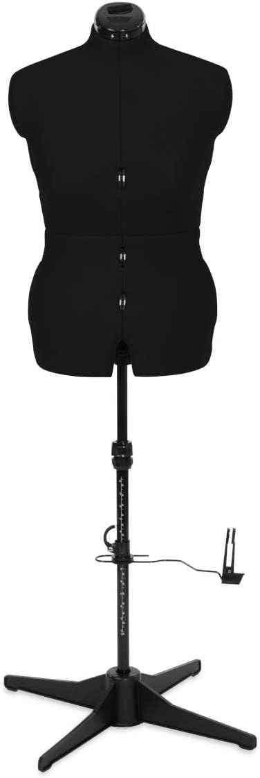 Sewing Online Store - Mannequin Réglable - Taille Moyenne - Noir Uni – €85,99
