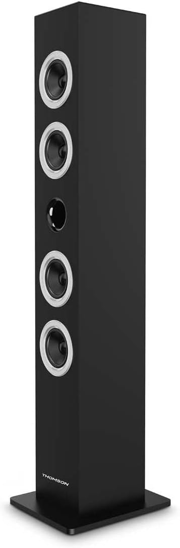 Enceinte colonne THOMSON Bluetooth – Lecteur CD – Noire