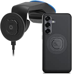 Quad Lock - Support Téléphone Voiture - Chargement Sans Fil - Pour Galaxy S25 Plus – €29,99