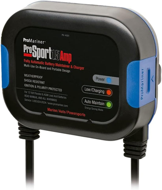 ProMariner - Chargeur de Batterie - Sécurité Intégrée - IP65 – €88,99