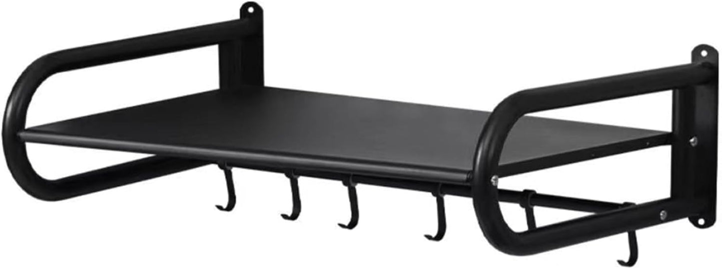 XVHOAB - Étagère Micro-ondes - Design Gain de Place - Acier Inoxydable Noir – €14,36