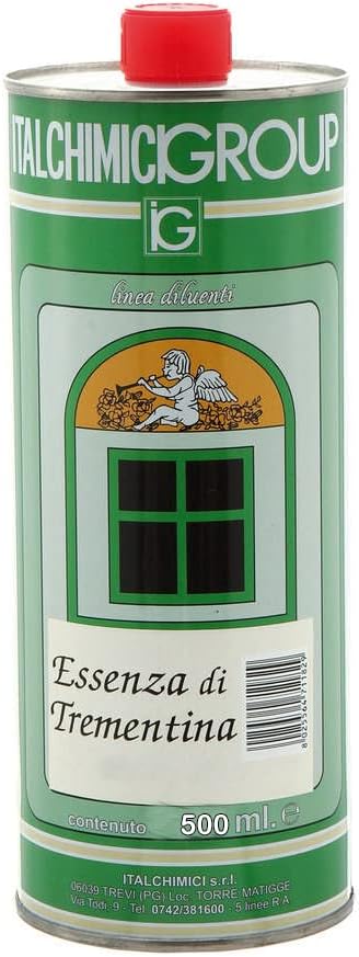 Italchimici Foligno - Essence de Térébenthine - Distillat Pur - 500 ml – €6,49