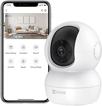 Caméra Surveillance WiFi Intérieure EZVIZ 360° FHD 1080P Vision Nocturne