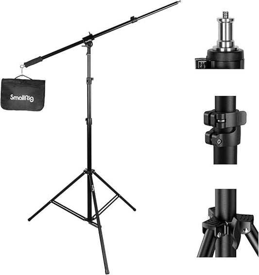 Perches et supports SMALLRIG Aluminium 280cm – Réglable et Pliable