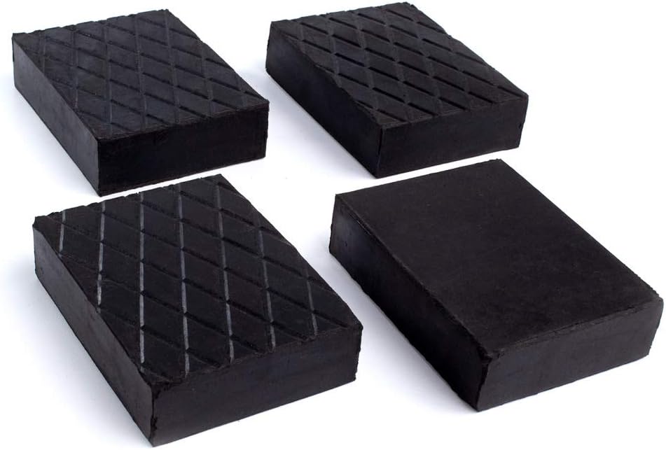 Kora - Blocs en Caoutchouc - 120x80x40 mm - Noir – €34,99