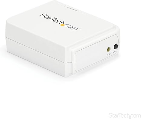 Serveur d'impression StarTech USB 2.0 – Sans Fil N – Blanc