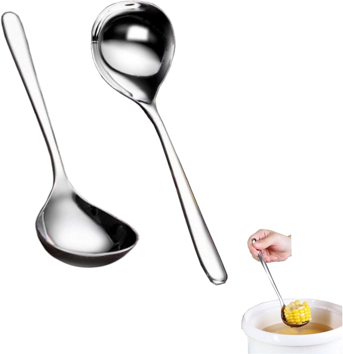 Generic - Louche à Soupe - Acier Inoxydable - Bord Lisse – €5,17