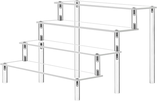 AZEAM - Présentoir Acrylique - 4 Niveaux - Pieds Épais – €8,44