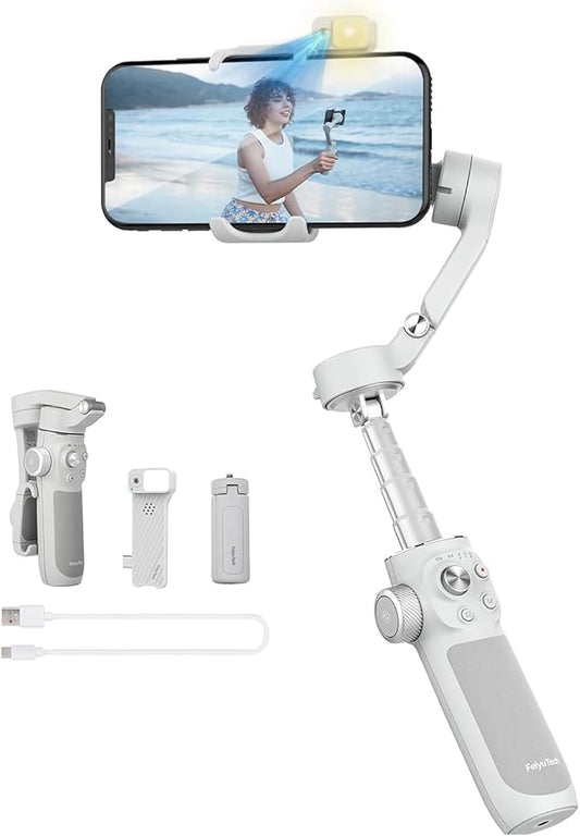 Stabilisateur Portatif FeiyuTech VB4 – Suivi 3 Axes – Lumière de Remplissage