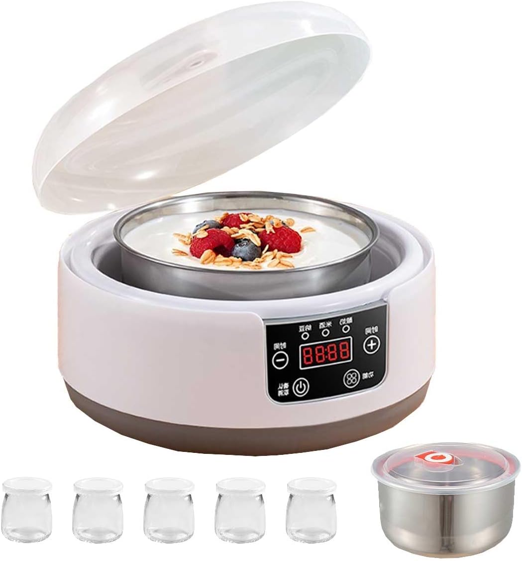 Generic - Yaourtière - Fermentation 36 Heures - Acier Inoxydable – €21,77