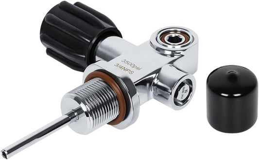 Geroosaty - Valve de Plongée - 5000 Psi - Laiton Chromé – €26,99