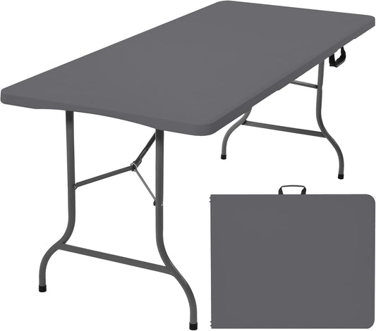 Rainberg - Table Pliable - Plateau HDPE - Cadre Métallique – €30,99
